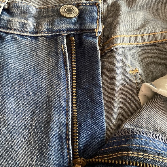 Bluenotes straight fit high rise festival distressed raw hem jeans - Picture 4 of 13